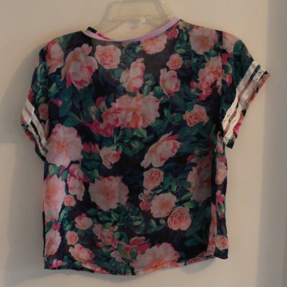 Decree Floral Jersey Top - Picture 2 of 2